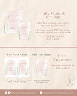 Fiesta Favors Sign | Desert Boho Favors Wedding Sign Template
