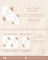Fall Cards and Gifts Sign | Minimalist Wedding Sign Template