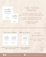 Masks Available Sign | Minimalist Wedding Masks Sign