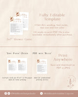 How Well Do You Know the Bride-to-Be Game | Boho Bridal Trivia Shower Game