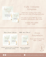 Diaper Raffle Baby Shower Sign | Pampas Grass Baby Shower
