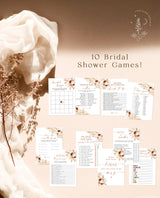 Bridal Shower Games Bundle | Boho Bridal Shower Games 