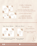 Pampas Grass Custom Sign Template | Terracotta Wedding Custom Sign