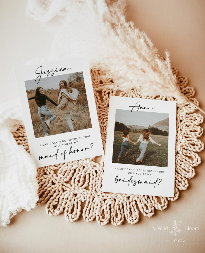 Will You Be My Bridesmaid | Bridesmaid Photo Card