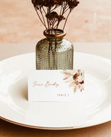 Boho Place Card Template | Wedding Place Cards