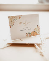 Fall Thank You Cards Template | Editable Thank You Card