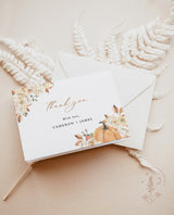 Fall Thank You Cards Template | Editable Thank You Card