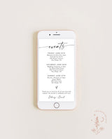 Minimalist Weekend Itinerary | Digital Itinerary Template