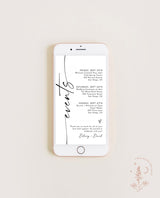 Minimalist Weekend Itinerary | Digital Itinerary Template
