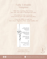 Minimalist Weekend Itinerary | Digital Itinerary Template