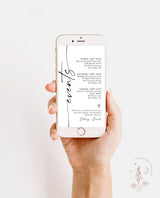 Minimalist Weekend Itinerary | Digital Itinerary Template