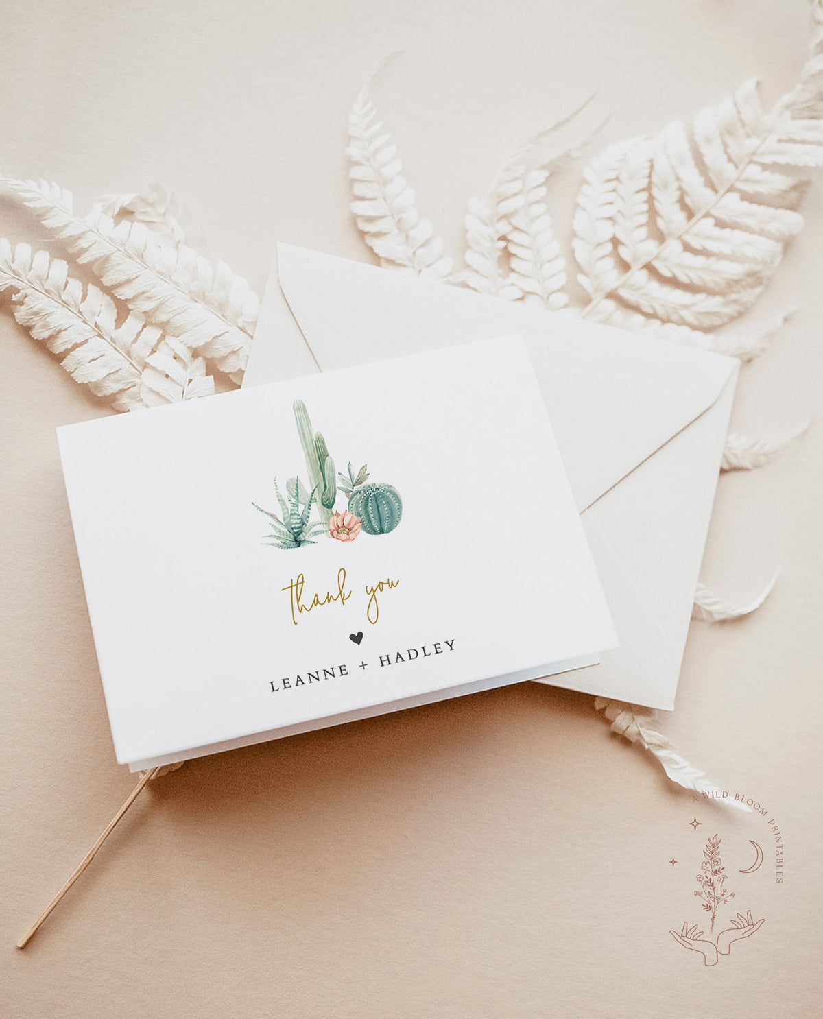 Editable Thank You Cards Template | Fiesta Shower Favor Cards