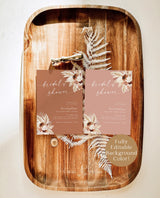 Boho Bridal Shower Invitation | Fall Bridal Shower Invite