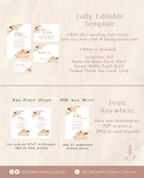 Fall Baby Shower Invite Bundle | A Little Pumpkin is On The Way 
