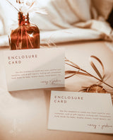 Terracotta Enclosure Card | Editable Wedding Invite Insert