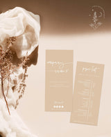 Boho Small Business Price List Template | Beauty Price List