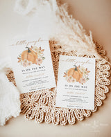 Fall Baby Shower Invitation Template | Pumpkin Baby Shower Invite