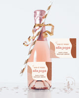 Retro Pop When She Pops Label | Mini Champagne Bottle Label Template
