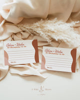 Advice and Wishes Card | Retro Baby Shower