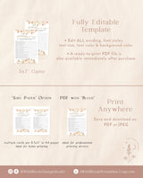 What Did the Groom Say Bridal Shower Game | Autumn Couples Shower Game Template
