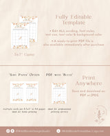 Bridal Bingo Game | Fall Bridal Shower Game