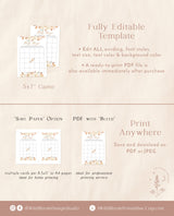 Fall Baby Bingo Shower Game | Baby Bingo Game