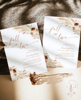 Boho Bridal Shower Invite | Fall in Love
