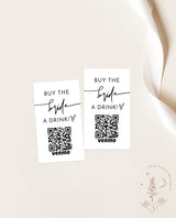 Buy The Bride A Drink | Minimal Bachelorette Venmo Card 