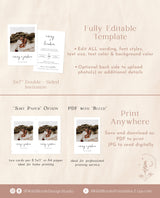 Minimalist Wedding Invitation Template | Editable Minimalist Wedding Invite