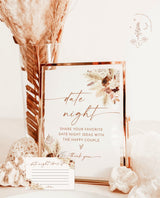 Fall Bridal Shower Date Night Ideas | Date Night Ideas Sign