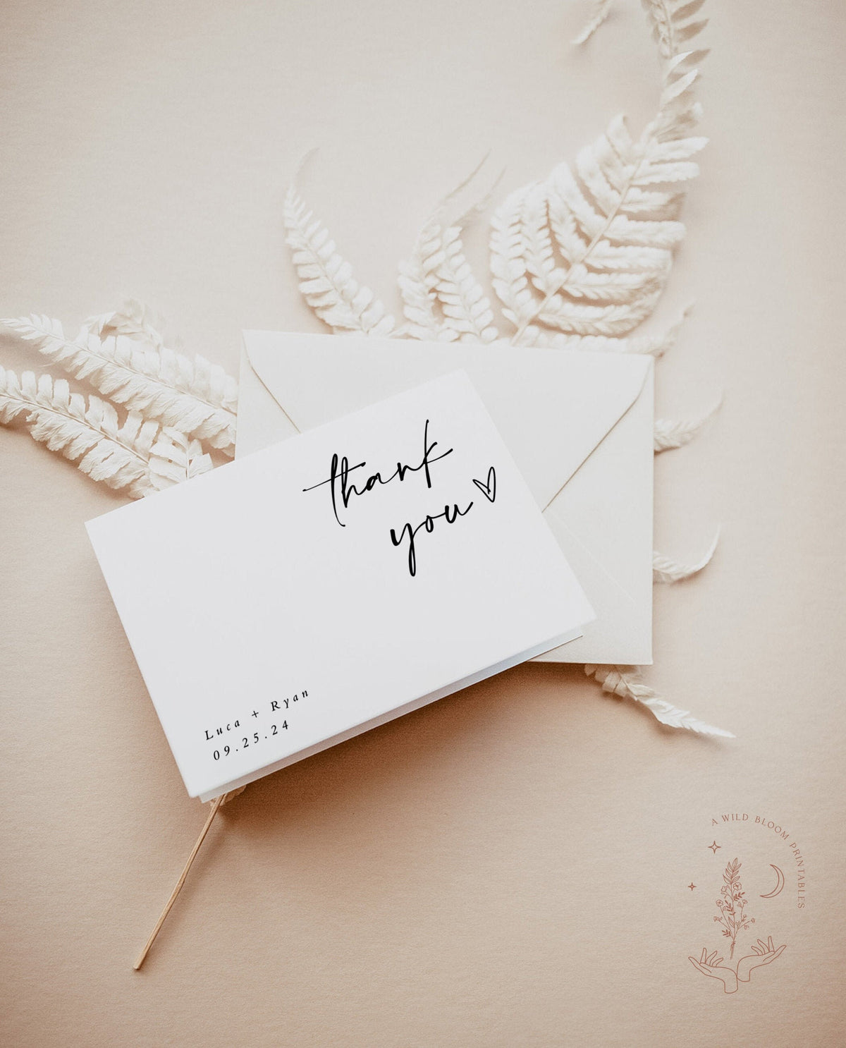 Minimalist Thank You Card | Thank You Card