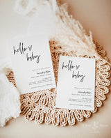 Minimalist Baby Shower Invitation | Gender Neutral Baby Shower