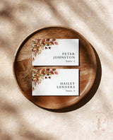 Terracotta Place Card Template | Minimalist Place Cards 