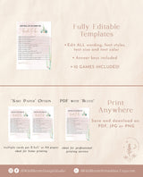 Desert Bridal Shower Games | Boho Bridal Shower Games