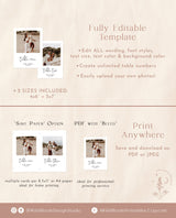 Photo Table Numbers | Wedding Photo Table Numbers