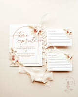 Boho Time Capsule | Pampas Grass Baby Shower