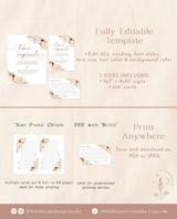 Boho Time Capsule | Pampas Grass Baby Shower