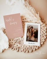 Dusty Blush Bridal Shower Invite | Pink Bridal Shower