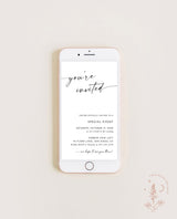 Modern Business Text Invitation | Minimalist You're Invited