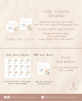 Boho Thank You Tags | Pampas Grass Shower