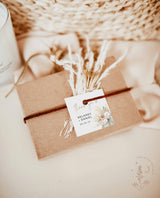 Boho Thank You Tags | Pampas Grass Shower