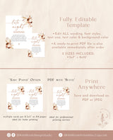Late Night Diapers Template Sign | Boho Baby Shower Game