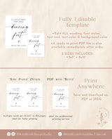 Flip Flop Sign | Minimalist Wedding Dancing Feet Sign