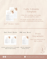 What Did the Groom Say Shower Game | Bridal Trivia Shower Game