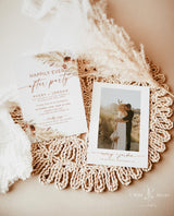 Photo Wedding Announcement | Photo Elopement Announcement