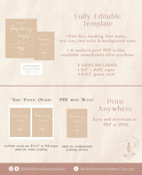Boho Guess How Many Kisses For The Soon To Be Mrs | Beige Bridal Shower Game