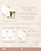 Pampas Grass Gender Reveal Invitation | He or She
