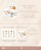 Halloween Cupcake Toppers | Pumpkin Baby Shower 
