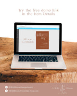 Minimalist Baby Shower Invitation | Gender Neutral Baby Shower Bundle