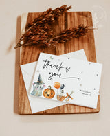 Halloween Thank You Card Template | Fall Thank You Card